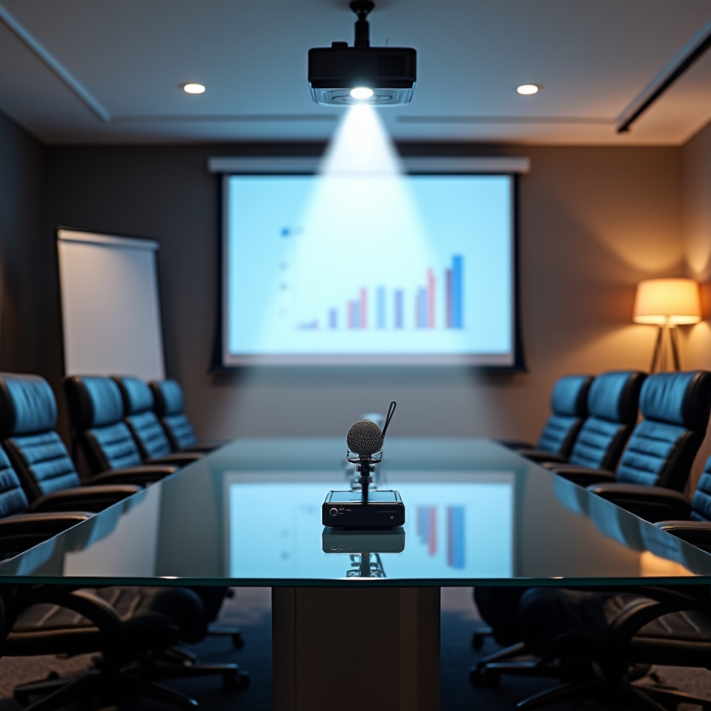 Proiettore ad alta luminosità per sala conferenze aziendale