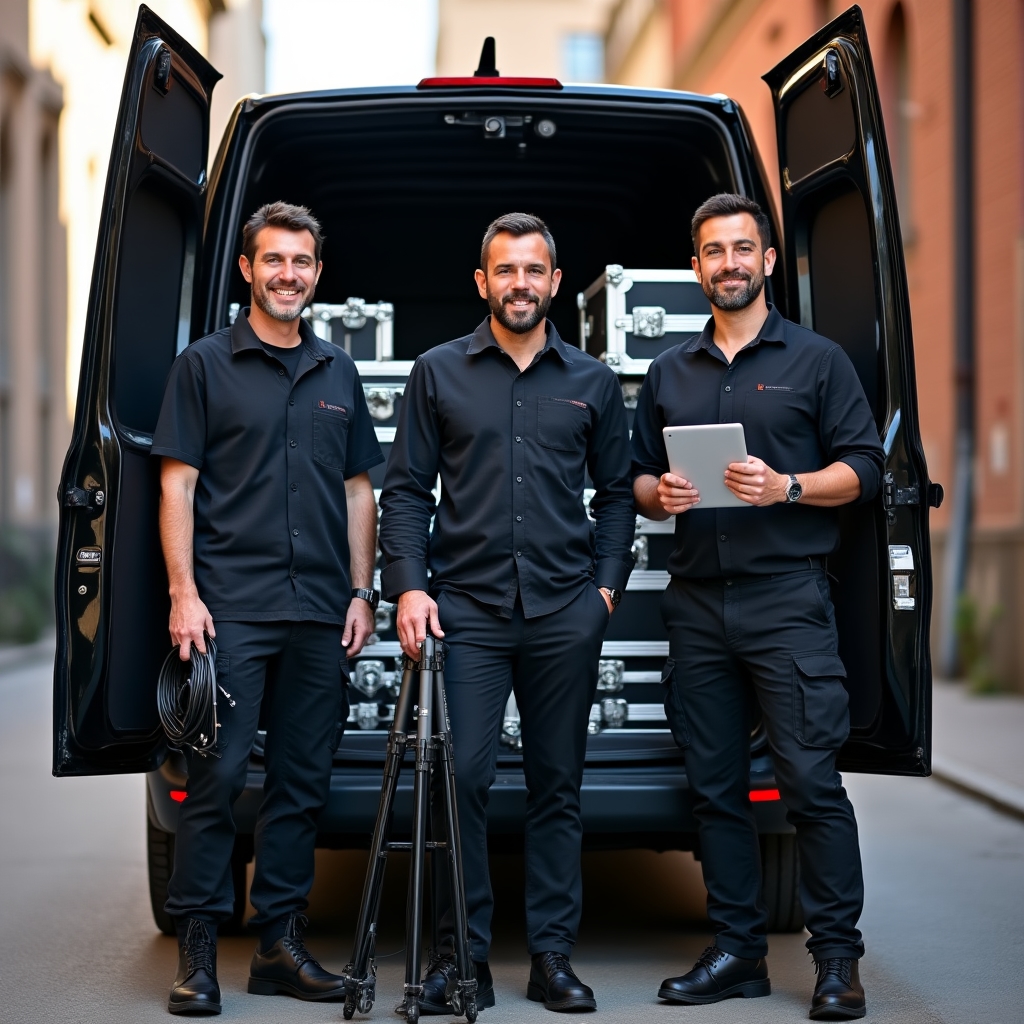 Team di tecnici audio e video Mirivrixx a Torino